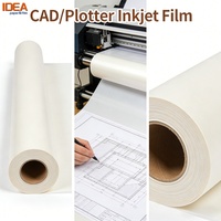 Film jet d'encre imperméable IDEA PET (Polyester/PET) 75-200 microns d'épaisseur compatible avec les imprimantes de bureau grand format