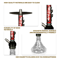 Prix d'usine, design unique, nouvelle collection, ensemble de chicha de haute qualité, chicha arabe, narguilé, chichas de qualité supérieure, ensembles de chichas de 40 cm