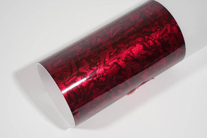 Per animali domestici forgiato carbonio nero/rosso/argento/giallo/verde/viola/blu buccia d'arancia senza pellicola in vinile per auto - Product Image 2
