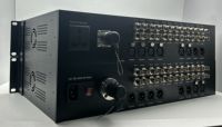 Équipement de transmission fiable 12 canaux 3G-SDI et 8 canaux audio XLR, émetteurs-récepteurs optiques à fibre stable incluant audio équilibré