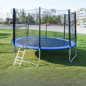 <span class=keywords><strong>Trampoline</strong></span> de fitness pliable de qualité commerciale de 10 pieds, très vendu, en PVC durable avec protection en acier, sûr pour les enfants et les adultes, utilisation en extérieur - Product Image 3