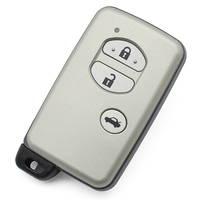 Boîtier de clé de voiture pour télécommande sans clé, avec lame vierge non coupée, pièce de rechange et de réparation