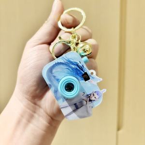 Anime <b>Camera</b> Keychain Plastic Projection Pendant With Nezha Design For <b>Bag</b> Or Gift - Product Image 1