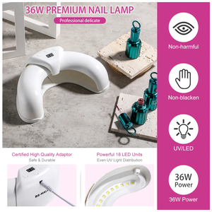 Equipo para Salón de Uñas, Lámpara UV para Uñas, Secador de Uñas de Curado Rápido, Lámpara LED Profesional para Secado de Esmalte de Gel - Product Image 5