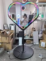 2024 miroir moi photomaton photo image miroir stand photomaton miroir magique photomaton avec appareil photo et kiosque d'imprimante