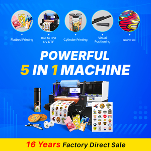 Impresora UV DTF A3 de Alta Calidad, 2400dpi, Posicionamiento Visual Automático, Impresora de Inyección de Tinta Pequeña de Alta Velocidad para Impresión de Logotipos y Adhesivos - Product Image 2