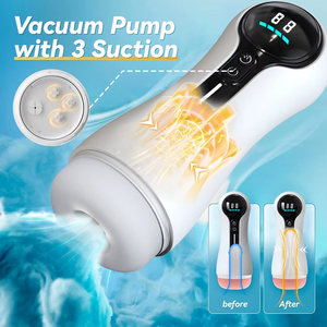 Masturbatore Automatico Maschile con Vibrazione e Suzione, Simulatore di Sesso Orale, Vagina Realistica Tascabile, Giocattolo per Adulti - Product Image 2