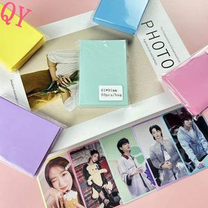Q Y OEM Clear Holographic <b>Card</b> Protector Inner Sleeves Game <b>Card</b> Holder KPOP Idol Photocard LOMO PC <b>Card</b> Sleeves - Product Image 5