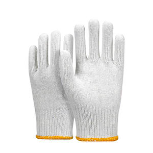 Prix de gros Gants de sécurité industriels antidérapants de haute qualité Poignet effilé Matériel en coton Gants de construction personnalisables - Product Image 1