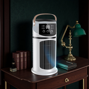 Nuevo Ventilador USB Portátil con <span class=keywords><strong>Humidificador</strong></span> en Spray, Temporizador, Enfriador Evaporativo de Escritorio, Logotipo Personalizado, Uso en Interiores y Exteriores - Product Image 1