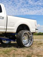 Jantes de voiture tout-terrain à déport profond 22 24 26 28 30 pouces en alliage d'aluminium forgé, roues personnalisées de rechange pour pick-up Ford