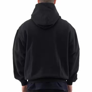 Men's Hoodie Sweatshirts Wholesale Cotton <b>Thick</b> Heavy French Terry Pullover Custom Logo Drop Shoulder Custom Hoodies for Men - Product Image 5