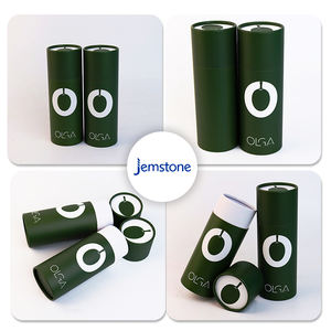 Vente en gros boîte de tubes en papier cadeau cosmétique en carton cylindrique personnalisé emballage de tube en papier rond pour café kraft brun - Product Image 6