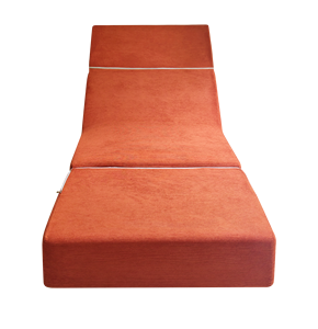 Canapé-lit inclinable en tissu, design moderne personnalisé, durable, pour la maison, le bureau à domicile, la villa, idéal pour s'allonger et dormir - Product Image 5