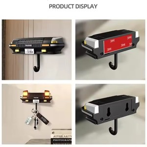 Ae86 xe đèn pha tường <span class=keywords><strong>Key</strong></span> chủ phụ kiện phòng treo tường Móc Treo Chìa Khóa Móc cho những người đam mê xe hơi quà tặng bạn trai món quà móc - Product Image 4