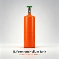 Prix de gros - Réservoir d'acier pour gaz ballon de 1L, épaisseur 0,8 mm, avec bouteille de 5LB