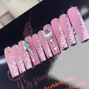 10Pcs Colors wholesale hand paint gel best-selling beautiful luxury customized handmade Press On Nails