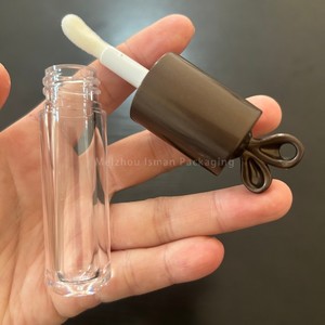 ISMAN En gros Tubes vides de 4 ml pour brillant à lèvres et huile à lèvres, design <span class=keywords><strong>lapin</strong></span>, couleur café chocolat, avec grand applicateur et <span class=keywords><strong>crochet</strong></span>, logo personnalisé - Product Image 5