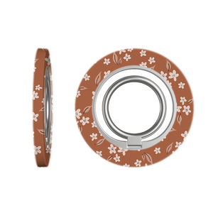 Di alta qualità del telefono magnetico aderenza supporto sfondo rosso motivo floreale con anello in metallo a 360 gradi di rotazione del telefono - Product Image 1