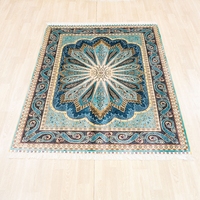 Tapis turc persan marocain fait main de luxe 5x7 pieds, texture soyeuse, tapis belge
