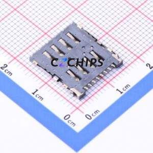 K-DYX-005 SIM Card Connector SMD Connector Flip Cover Type Micro SIM Card 1.5mm - Product Image 2