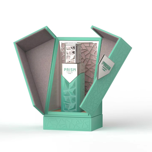 럭셔리 친환경 직사각형 향수병 포장 상자 사용자 정의 디자인 코팅 종이 단단한 상자 핫 스탬핑 - Product Image 4