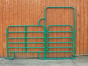 Bán Buôn Trang Trại Mạ Kẽm Kim Loại Trang Trại Đường Sắt Hàng Rào Có Thể Điều Chỉnh Hàng Rào Tấm Gia Súc Ngựa Hàng Rào - Product Image 6