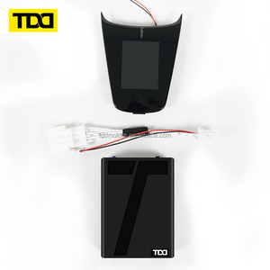 Couverture de garniture LED intelligente pour volant TDD pour Tesla Model 3 Model Y, affichage LCD intelligent, contrôle facile via l'application - Product Image 1