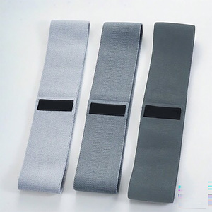 Ensemble de bandes de résistance en latex pour les hanches, bandes extensibles antidérapantes en tissu pour les jambes et les fessiers, boucles élastiques de fitness - Product Image 2