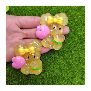 Charmes lumineux de grande taille 57 mm, <span class=keywords><strong>lapin</strong></span> cabochon, fournitures artistiques, bricolage, boucles d'oreilles, résine, décoration artisanale, cadeau <span class=keywords><strong>fait</strong></span> <span class=keywords><strong>maison</strong></span>, décoration de coque de téléphone - Product Image 5