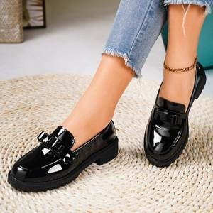 Chaussures Chunky Femme en Cuir PU de Haute Qualité, Style Décontracté à Enfiler, Idéales pour la Marche, Anti-Plis, Classiques et Élégantes pour le Bureau - Product Image 5