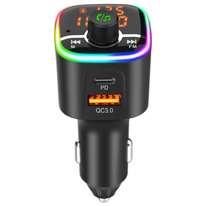 <span class=keywords><strong>Modulador</strong></span> FM Inalámbrico Portátil para Transmisor FM, Reproductor MP3, Compatible con WAV/APE, Cargador Rápido USB para Auto, Manos Libres con <span class=keywords><strong>Voz</strong></span> - Product Image 5