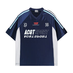 Camiseta Deportiva de Moda, Personalizada, Transpirable, de Manga Corta, Estilo Vintage, Satinada y Brillante, Unisex, para Verano - Product Image 3