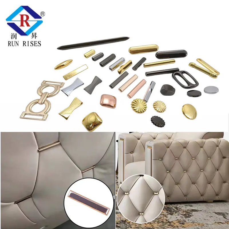 Hot sale Background Walls Decorative Buckle High Quality Sofa Alloy Buttons For Furniture