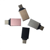 Adaptateur OTG USB-C vers USB 3.0 en métal 3.0U pour téléphone portable, ordinateur portable, PC
