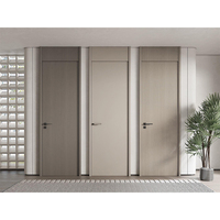 Porte intérieure en bois WPC moderne, dernier design pour la maison, le bureau et les toilettes, salle de bain, bâtiment pour usage intérieur