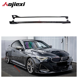 Minigonne laterali in fibra di carbonio stile AE G42 per <span class=keywords><strong>BMW</strong></span> M240i G42 Coupé <span class=keywords><strong>2022</strong></span>+ - Kit carrozzeria di aggiornamento, splitter spoiler paraurti laterale in carbonio - Product Image 1