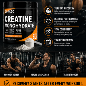 Créatine monohydrate micronisée en poudre, 100% pure, sans arôme, 5 g par portion, 60 portions, complément <span class=keywords><strong>pour</strong></span> la force et la récupération - Product Image 4