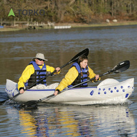 TOPKO — kayak gonflable pliable en pvc, simple canot, rafting, accessoire de voyage et de pêche