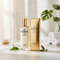 Cosmétique coréenne ANJO Professional 24K Gold Teatree Nourishing Emulsion Cream Lotion Anti-âge Blanchissant Kbeauty Soins de la peau du visage