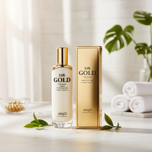 Cosmétique coréenne ANJO Professional 24K Gold Teatree Crème émulsion nourrissante Lotion Anti-âge Blanchissante Kbeauty Soins de la peau 120ml - Product Image 3