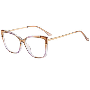 Monturas de Gafas de Ojo de Gato con Aro Completo, Anti Luz Azul, Gafas Ópticas para Mujer, Diseño Retro Ligero 2024 - Product Image 5