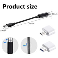 Réglable USB romantique décoration intérieure LED étoilé laser étoile effet atmosphère projecteur voiture USB étoile projecteur lumière