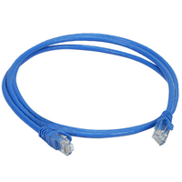 Kabel Jaringan UTP CAT5 CAT5E CAT6 CAT6A CAT7 24AWG Tembaga Murni Kabel Patch Ethernet LAN untuk Router Komputer