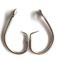 Hameçons de pêche au thon en acier inoxydable sur mesure pour gros gibier marin 39960 Hameçon circulaire pour requin de 8/0 à 20/0
