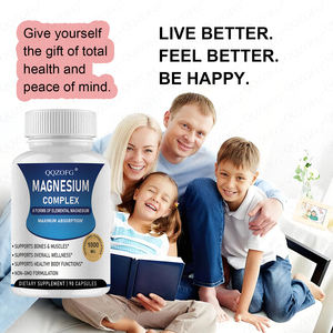 Oem Hete Verkoop 1000Mg Magnesiumcomplex 8 Vormen Ondersteunt Neuromusculaire Functie Energiemetabolisme Botgezondheid NON-GMO 90 Mineralen - Product Image 5