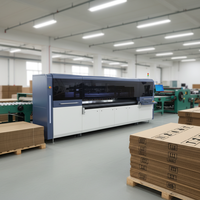 Impresora Digital de Cartón Corrugado, Máquina de Impresión de Logotipos para Cajas de Cartón RS2500-E16Sm, Máquina de Impresión de Embalajes de Cartón