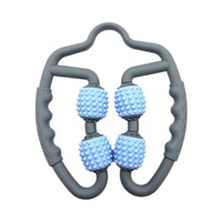Rouleau de massage musculaire à 4 roues en forme de U, point de déclenchement, 360 voies, rouleau relaxant pour le cou et les bras