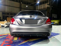 Kit de carrosserie de conversion style AMG63 pour Mercedes-Benz Classe C W205 en C63 2015-2018 Pare-chocs avant Kit carrosserie W205 C63