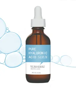 Oem Fabriek Prijs Vrouw Hyaluronzuur Vocht Serum Vitamine-C Geïnfuseerd Vloeibaar Huidverzorgingsserum Voor Gezicht Whitening Huid